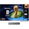 Hisense Vidéoprojecteur home cinéma 120L5ND Laser TV + écran ALR FRESNEL