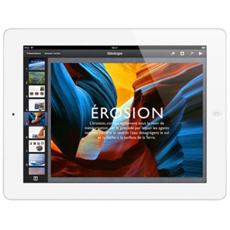 Apple iPad Wi-Fi + Cellular 32Go (blanc) Retina